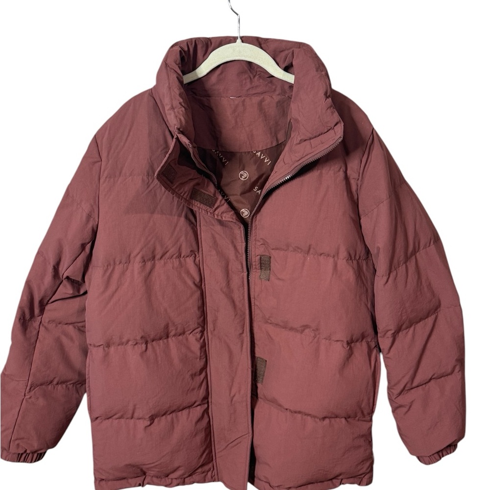 Savvi Kendra Puffer, Size M, Color Cinnamon, Like New